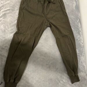 Roots Women's Olive Cargo Pants